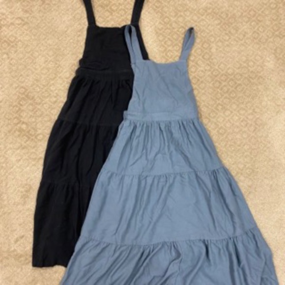 Polagram Blue Jumper/Strap Maxi Dress WITH POCKETS - Picture 4 of 4